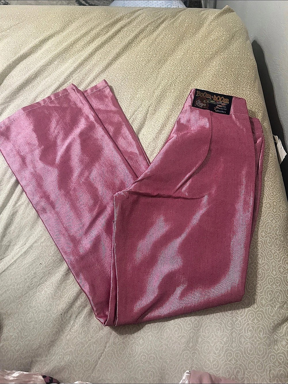Boom Pink Straight-Leg Pants Size 7/8 NWT